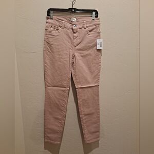 ECRU 5 Pocket Rose Quartz Slim Jean Size 6.
